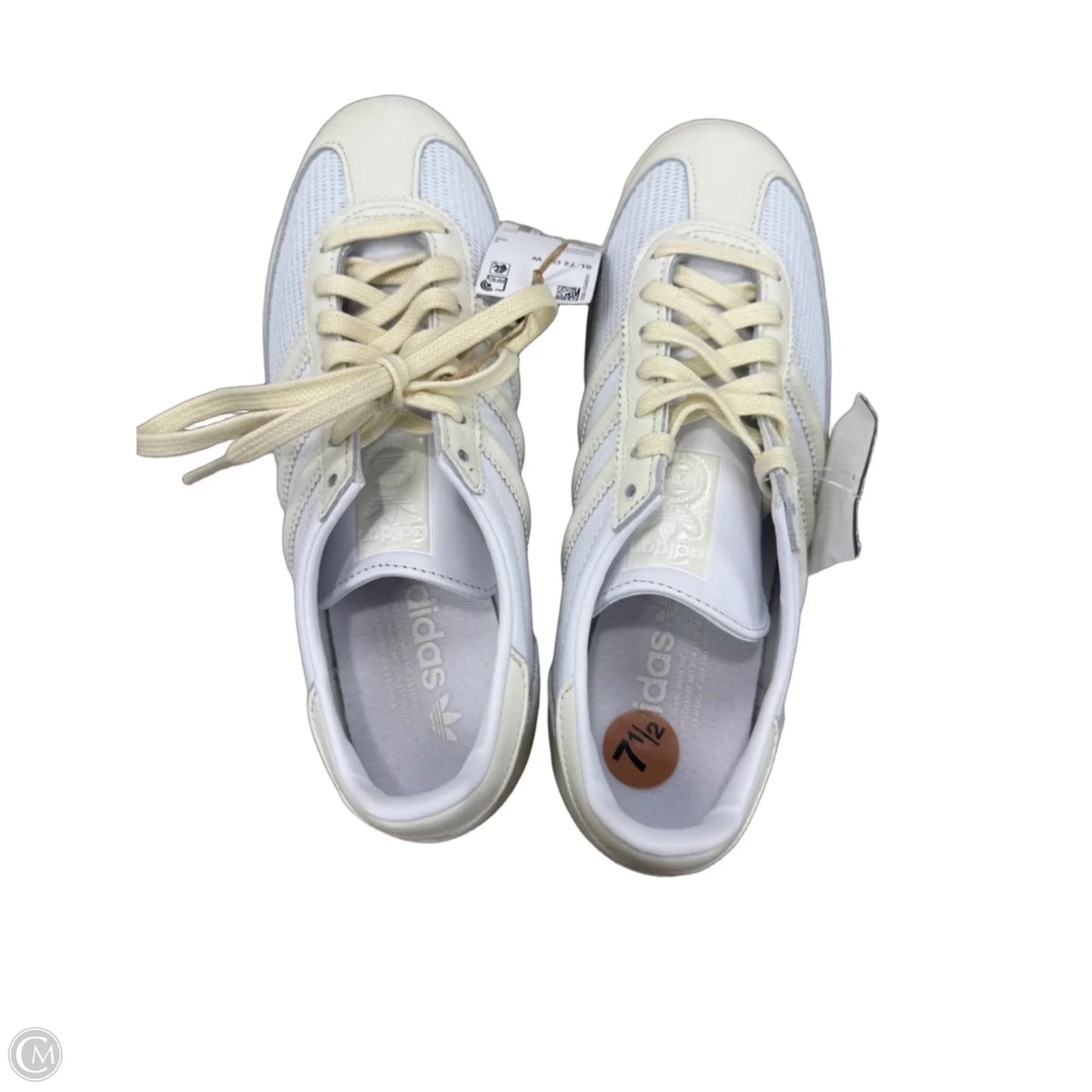 Shoes Sneakers By Adidas In Cream & White, Size: 7.5