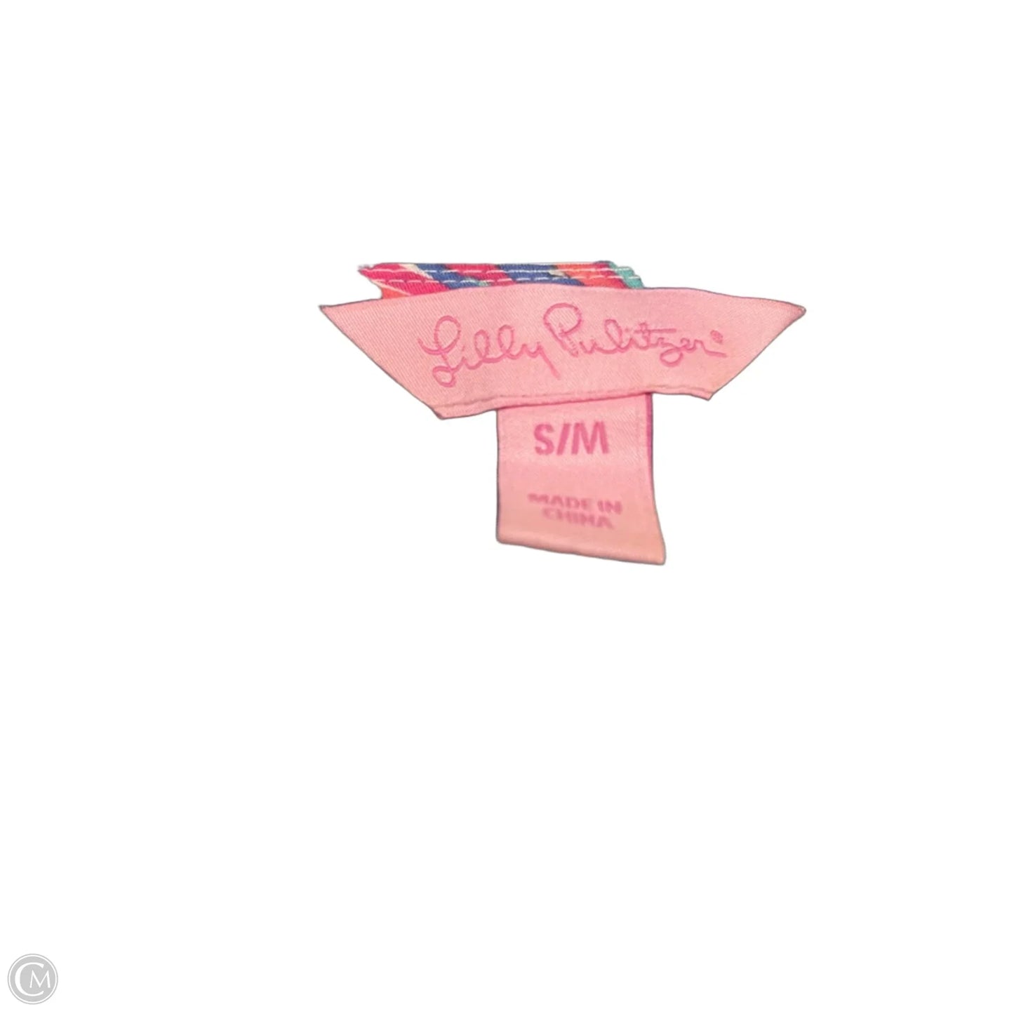 Swimwear Cover-up Designer By Lilly Pulitzer In Blue & Pink, Size: S