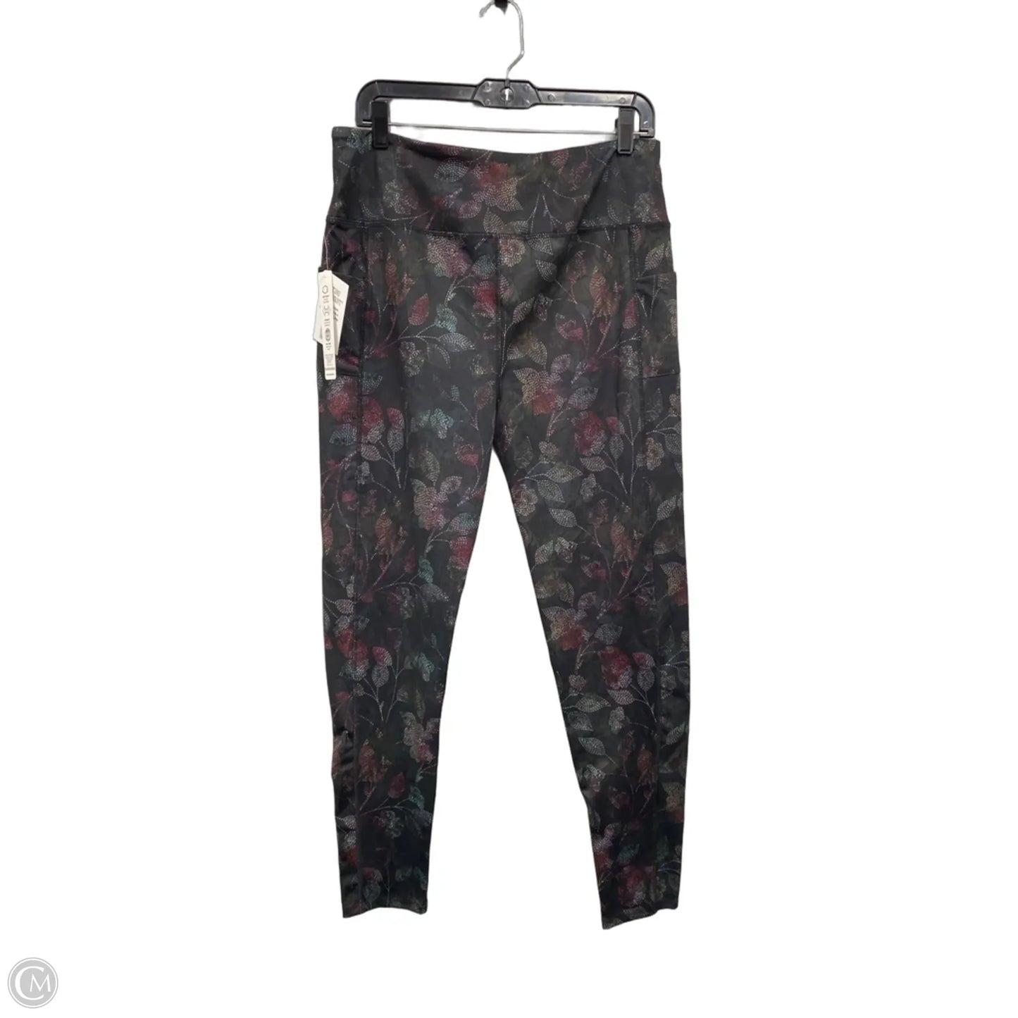 Athletic Leggings By Clothes Mentor In Black & Red, Size: Xl
