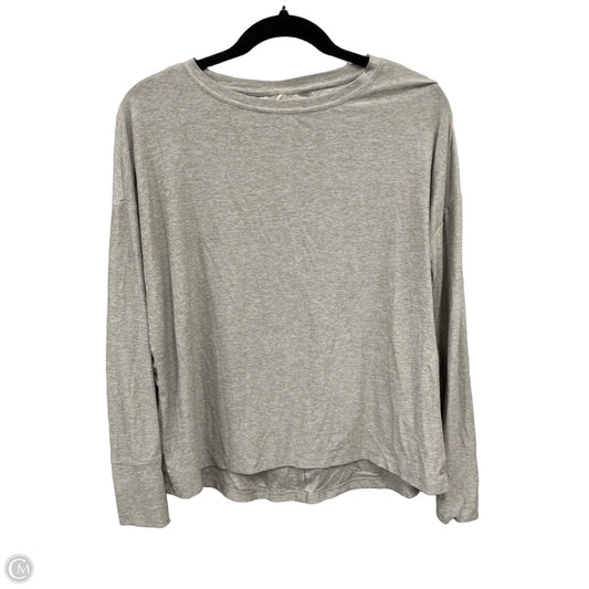 Athletic Top Long Sleeve Crewneck By Calia In Grey, Size: Xs
