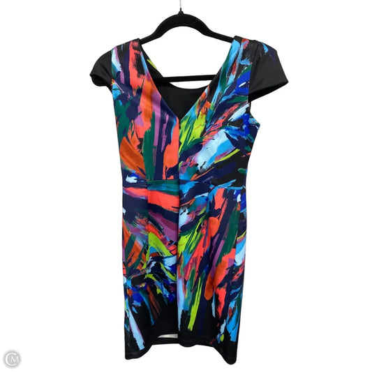 Dress Casual Short By Clothes Mentor In Black & Orange, Size: 6