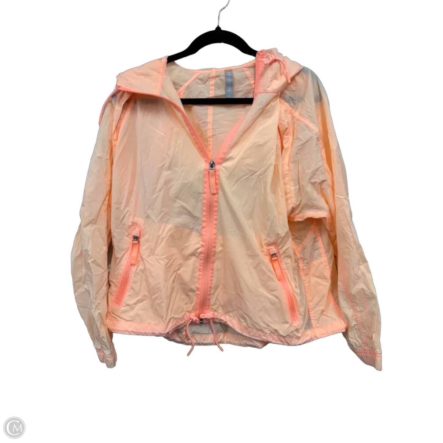 Athletic Jacket By Athleta In Orange, Size: M