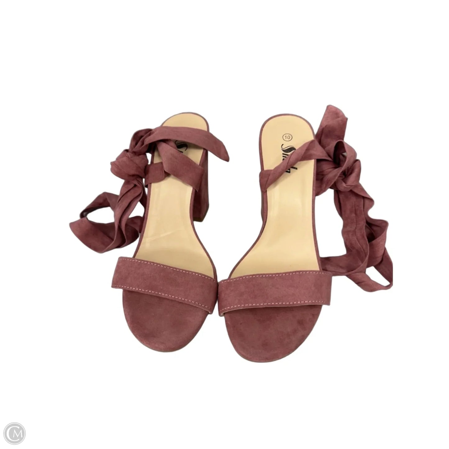 Shoes Heels Block By Clothes Mentor In Mauve, Size: 10