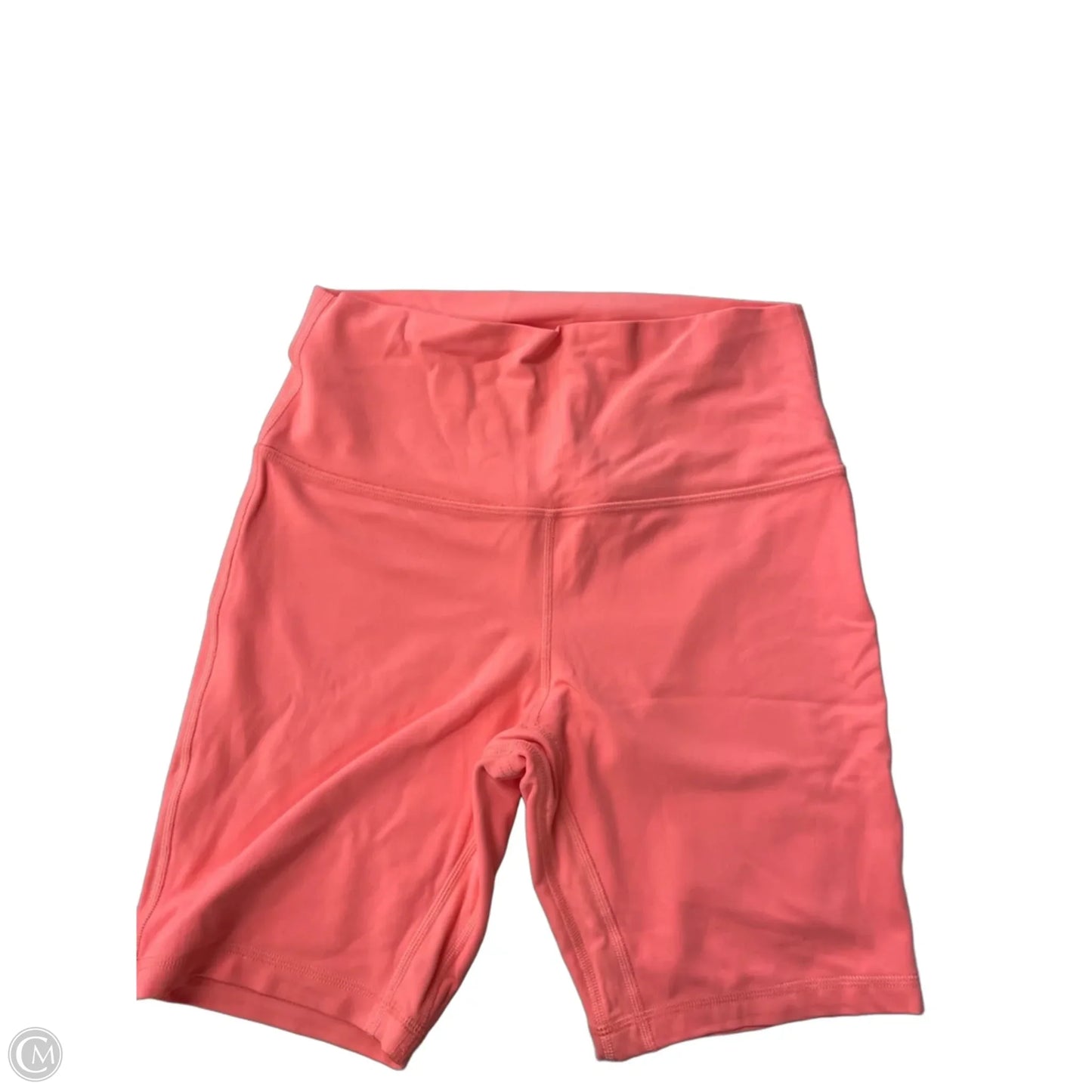 Athletic Shorts By Lululemon In Orange, Size: 8