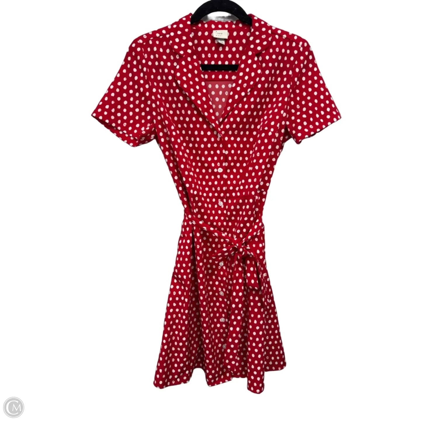 Dress Casual Short By A New Day In Red & White, Size: S