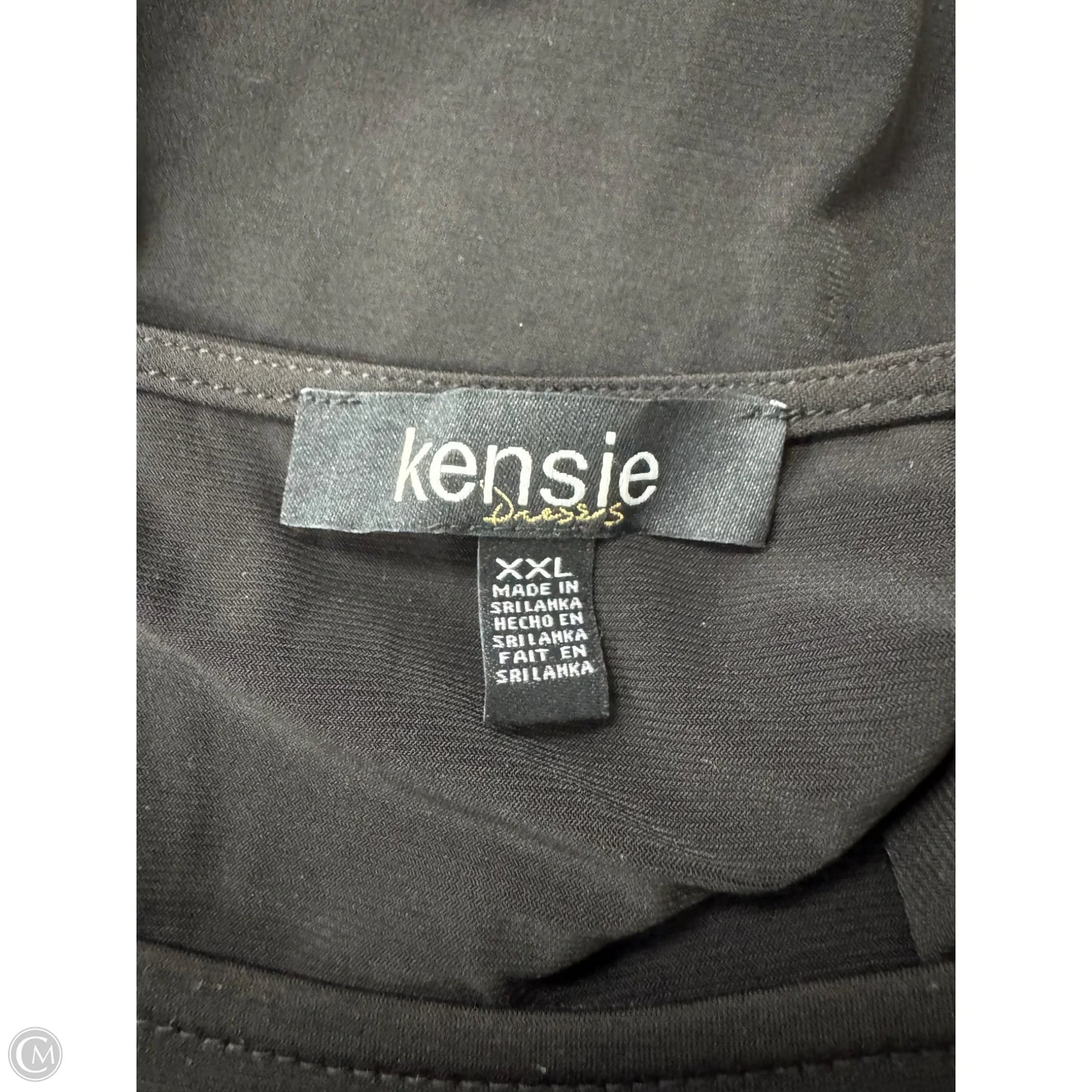 Dress Casual Midi By Kensie In Black, Size: Xxl