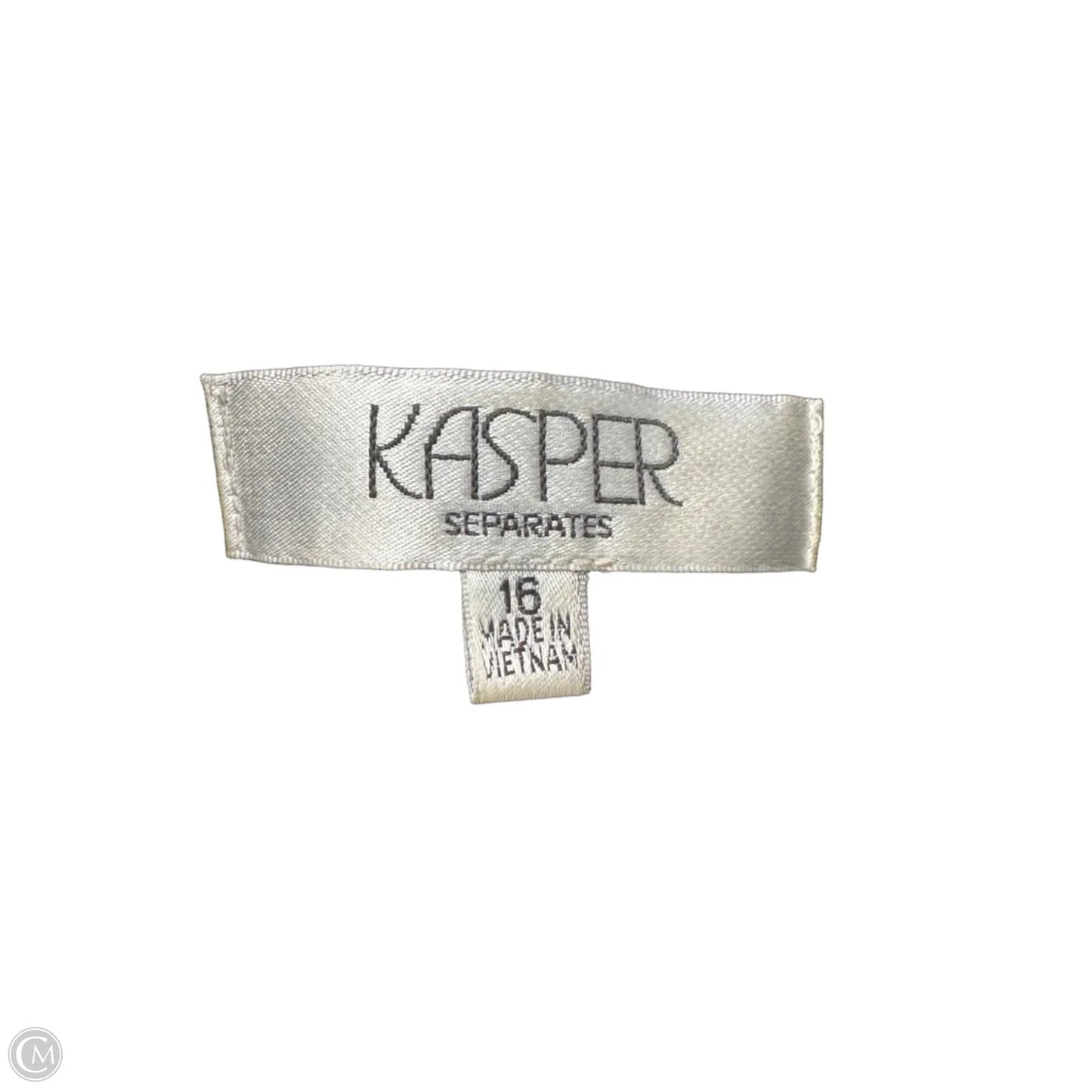 Blazer By Kasper In Green & Tan, Size: 16