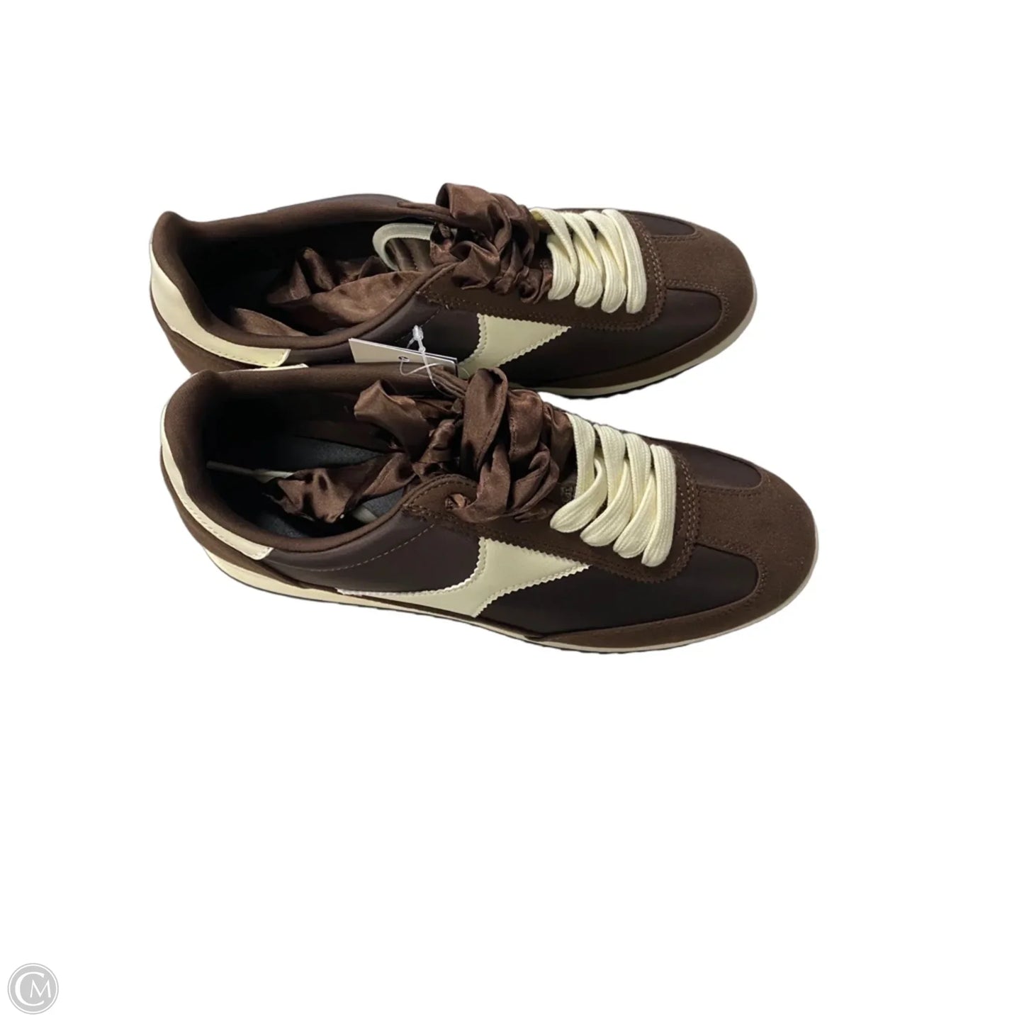 Shoes Sneakers By Universal Thread In Brown & Cream, Size: 9