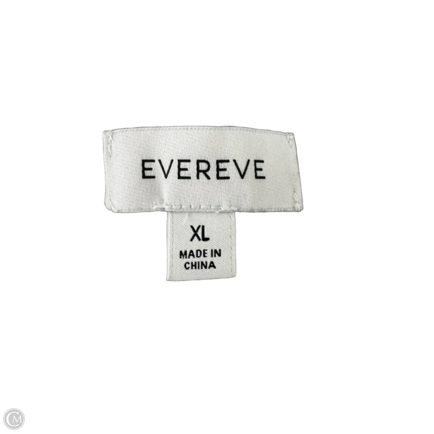 Top Sleeveless By Evereve In Blue & White, Size: Xl
