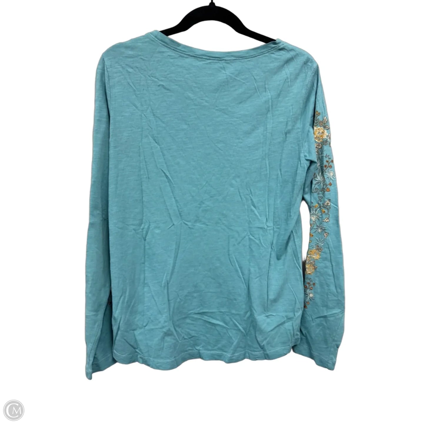 Top Long Sleeve By Sundance In Blue & Orange, Size: M
