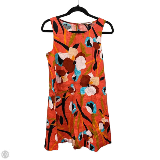 Dress Casual Short By Sigrid Olsen In Orange & Pink, Size: S