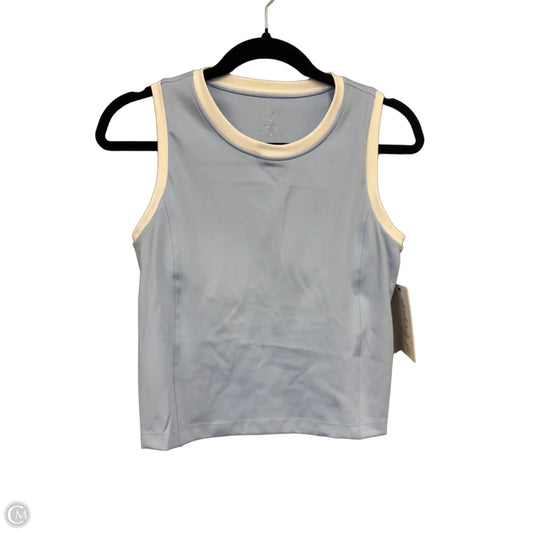 Athletic Tank Top By Absolutely In Blue & White, Size: M