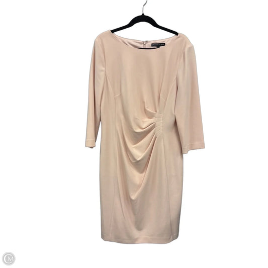 Dress Casual Short By Clothes Mentor In Peach, Size: 16