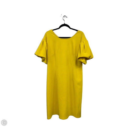 Dress Casual Short By Glamour In Gold, Size: 16