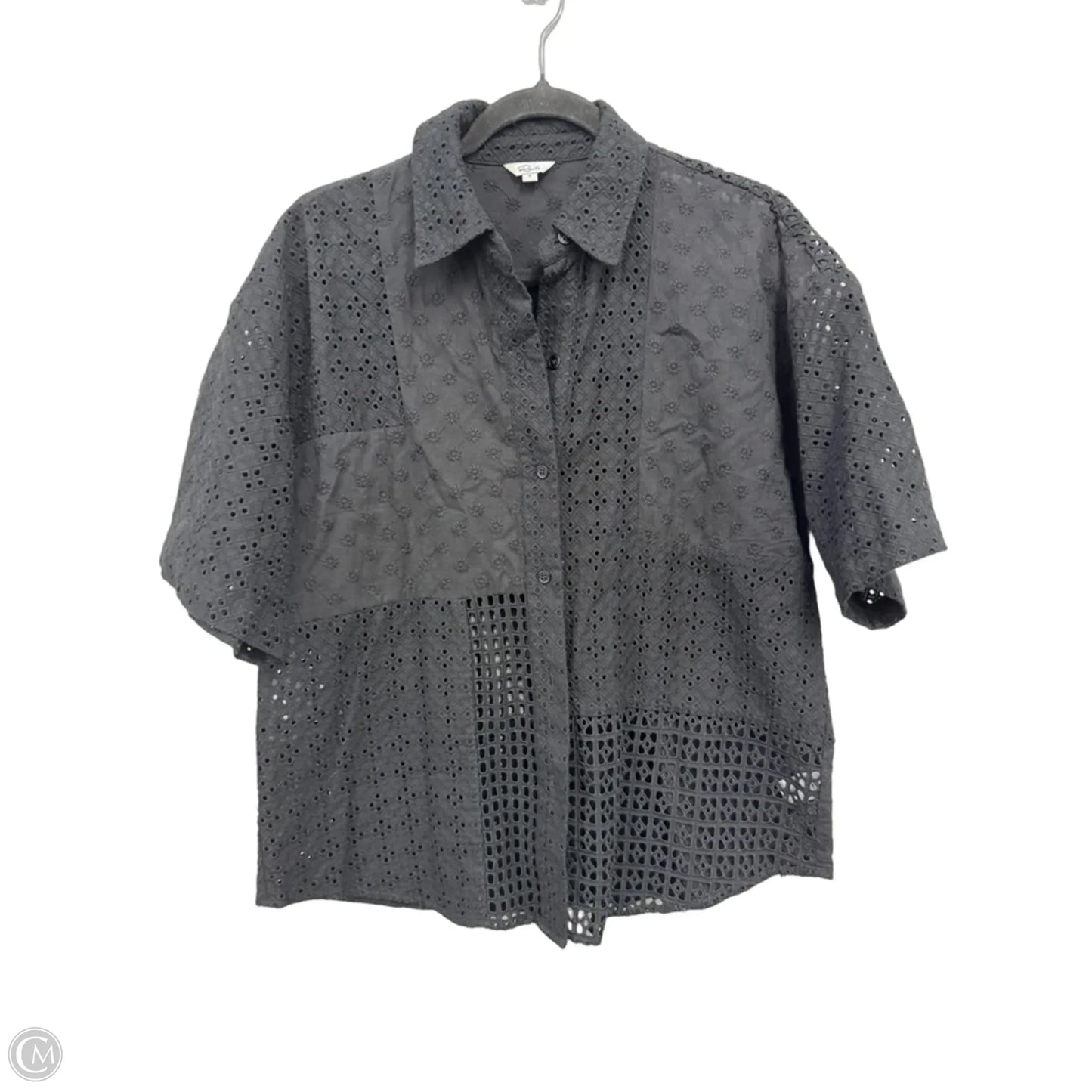 Top 3/4 Sleeve By Rails In Black, Size: S