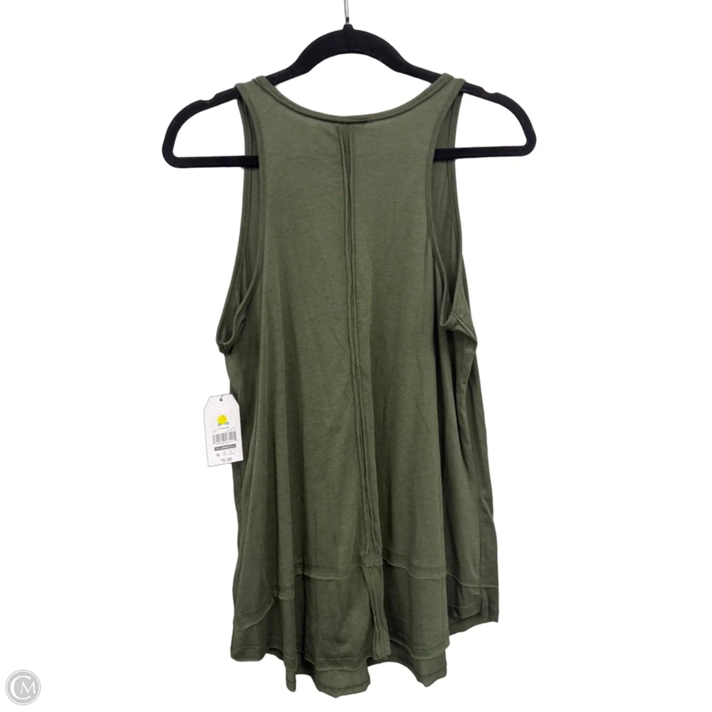 Top Sleeveless By Time And Tru In Green, Size: M