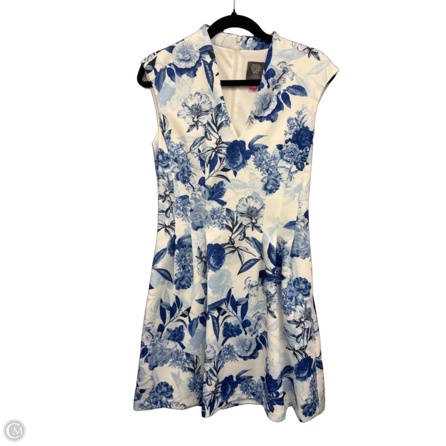 Dress Casual Short By Vince Camuto In Blue & White, Size: 6