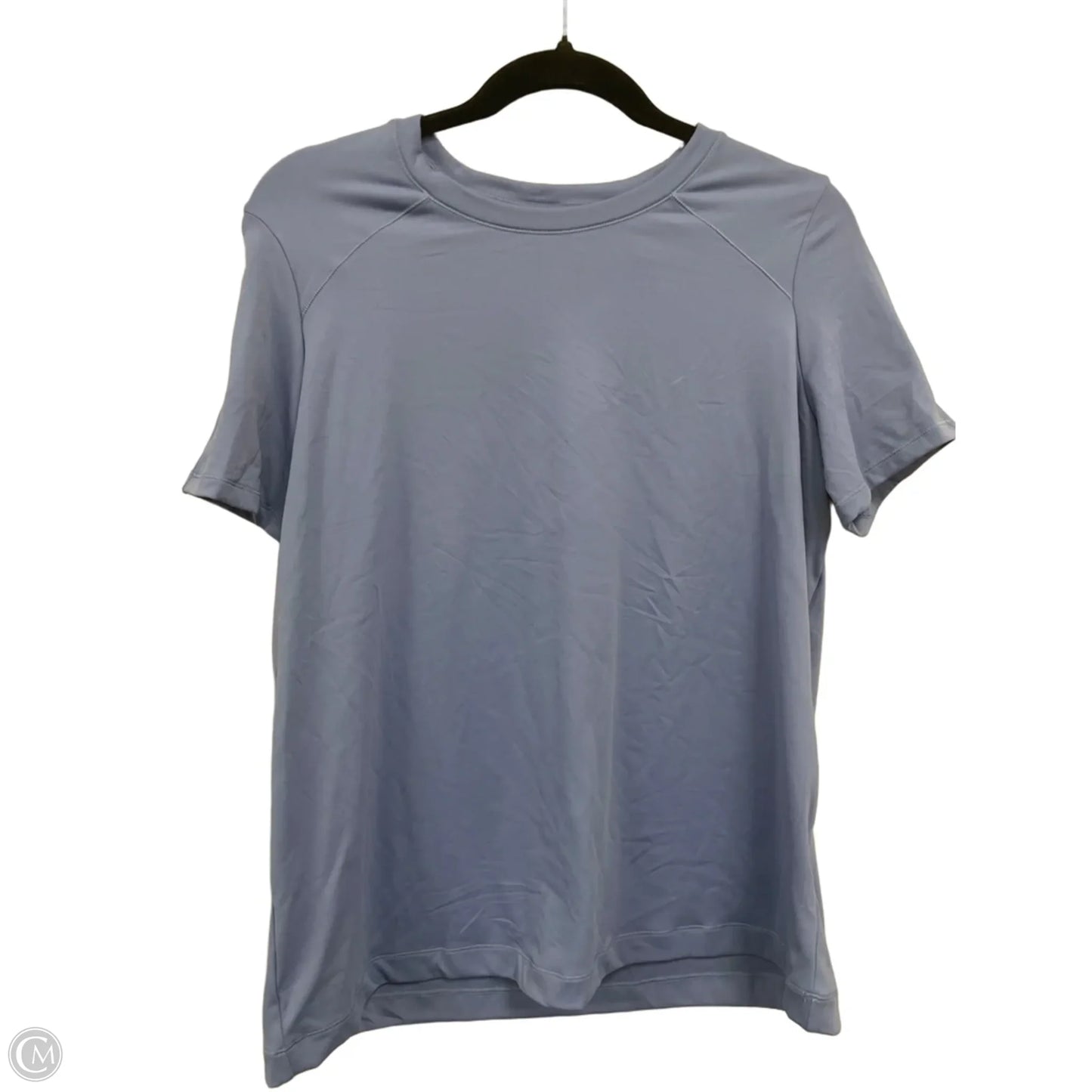Athletic Top Short Sleeve By Mondetta In Blue, Size: L