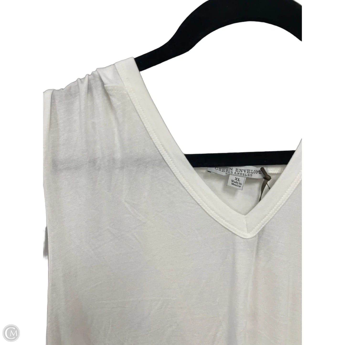 Swimwear Cover-up By Green Envelope In White, Size: Xl