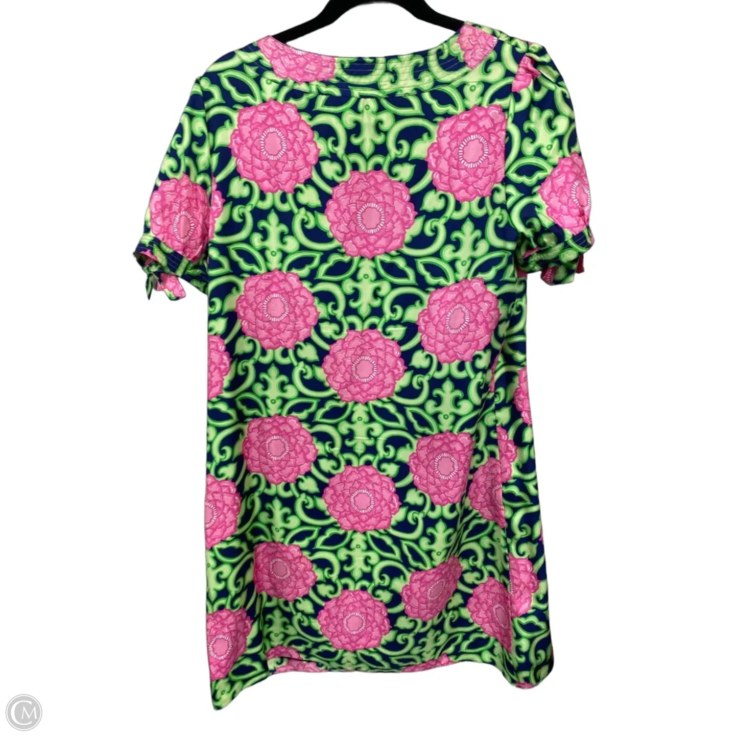 Dress Designer By Lilly Pulitzer In Blue & Pink, Size: 12