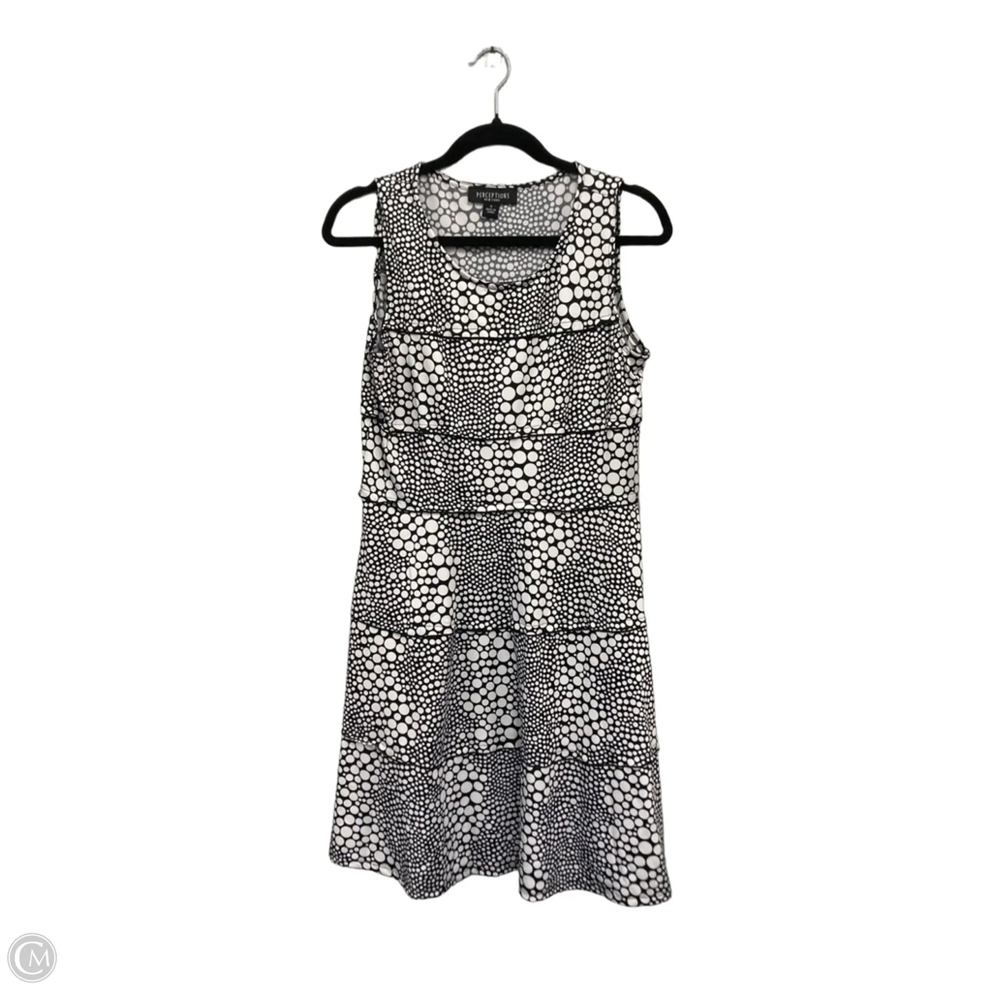 Dress Casual Short By Perceptions In Black & White, Size: 8