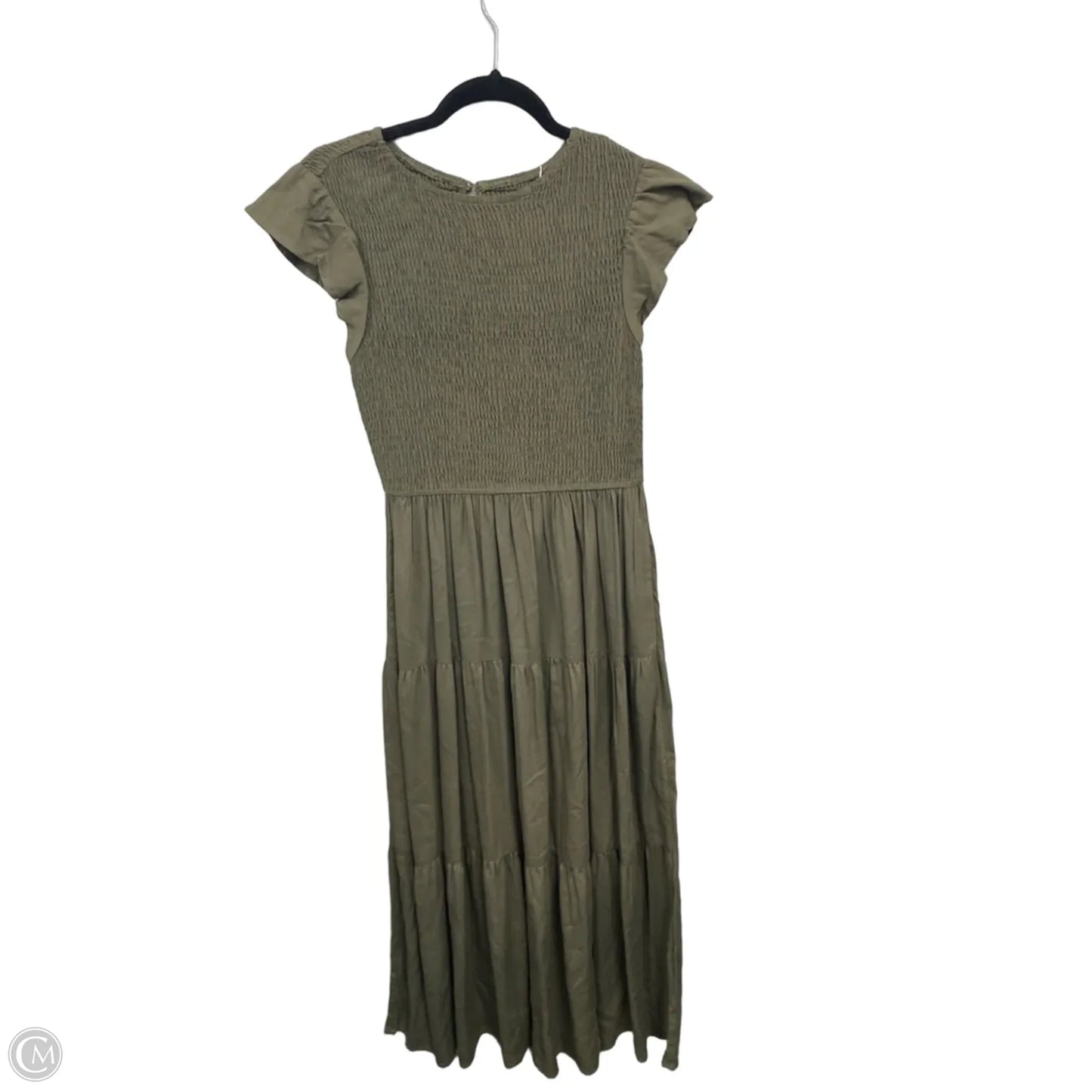 Dress Casual Midi By Zesica In Green, Size: S