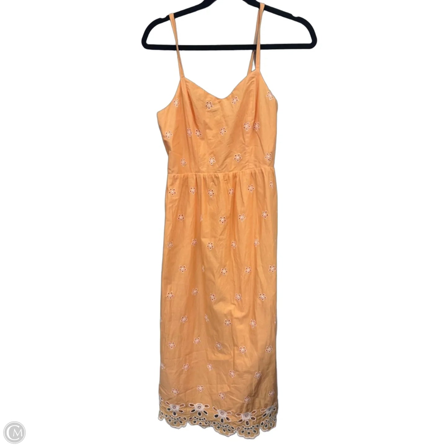 Dress Casual Midi By Old Navy In Peach, Size: Xs
