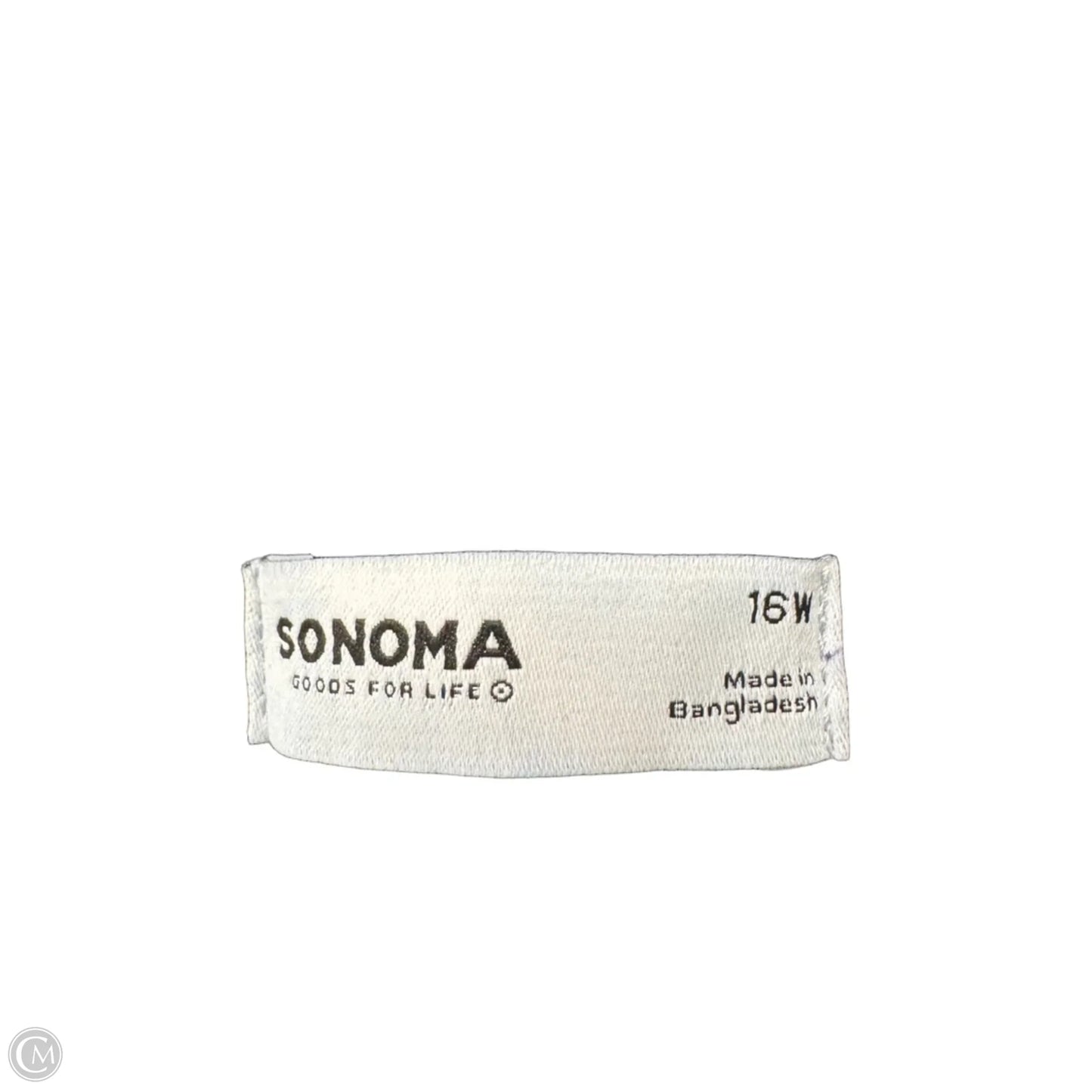 Jeans Flared By Sonoma In Blue, Size: 16