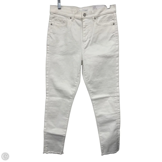 Jeans Skinny By Loft In Cream, Size: 6