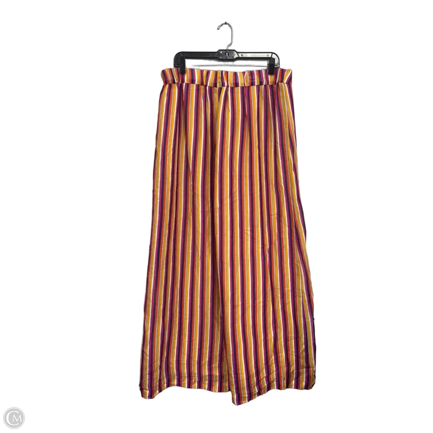 Pants Wide Leg By Trina Turk In Orange & Purple, Size: L