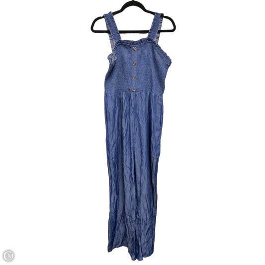 Jumpsuit By Clothes Mentor In Blue, Size: Xl
