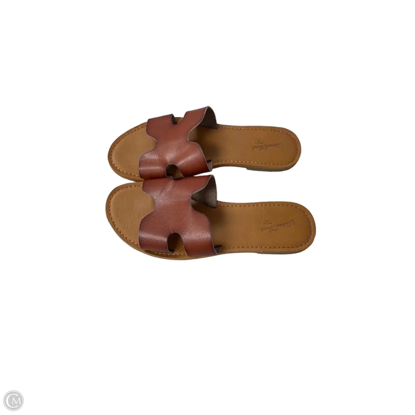 Sandals Flats By Universal Thread In Brown, Size: 6