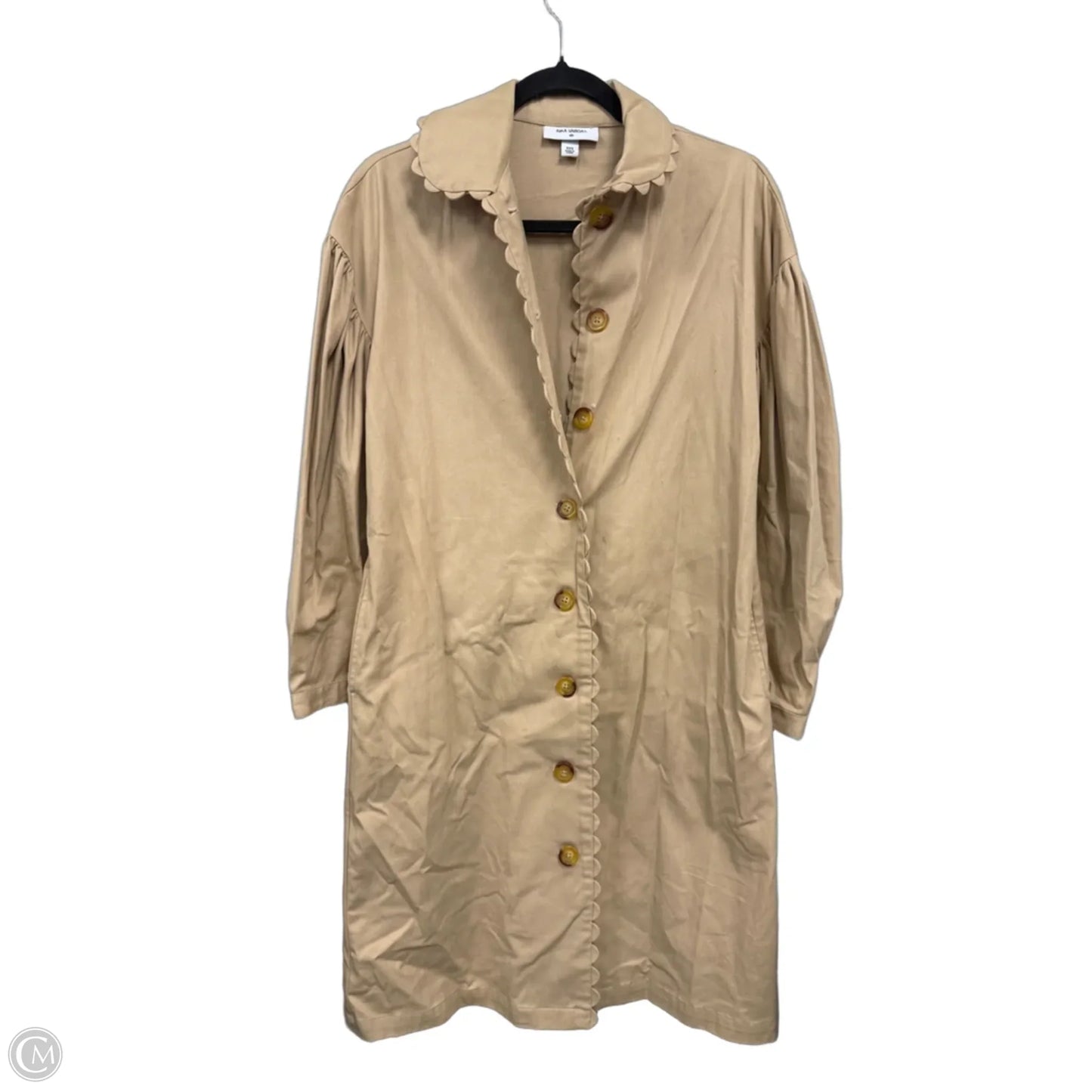 Dress Casual Midi By Target-designer In Tan, Size: Xxs