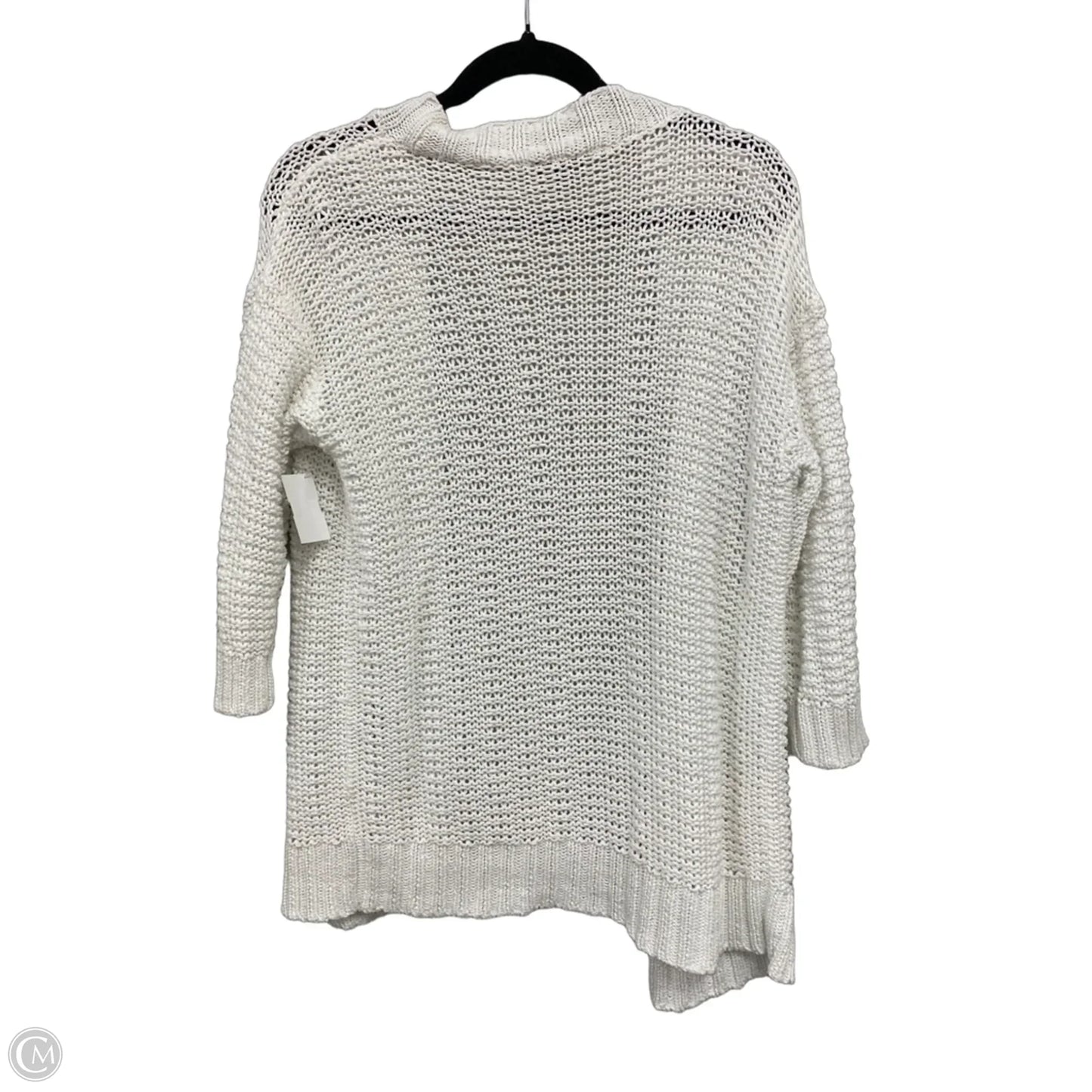 Sweater Cardigan By Talbots In White, Size: M
