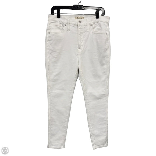 Jeans Skinny By Madewell In White, Size: 12p