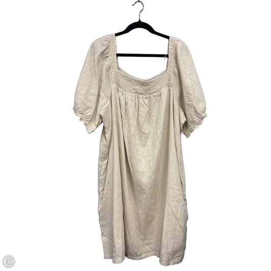 Dress Casual Short By Wonderly In Tan, Size: Xxl