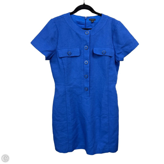 Dress Casual Short By Ann Taylor In Blue, Size: 12