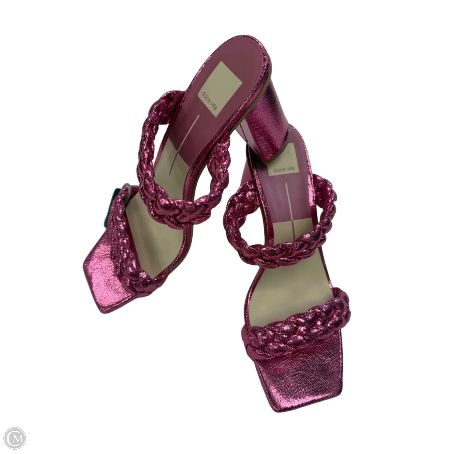 Sandals Heels Block By Dolce Vita In Pink, Size: 9.5