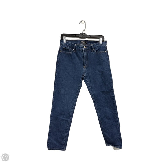 Jeans Straight By Banana Republic In Blue, Size: 4