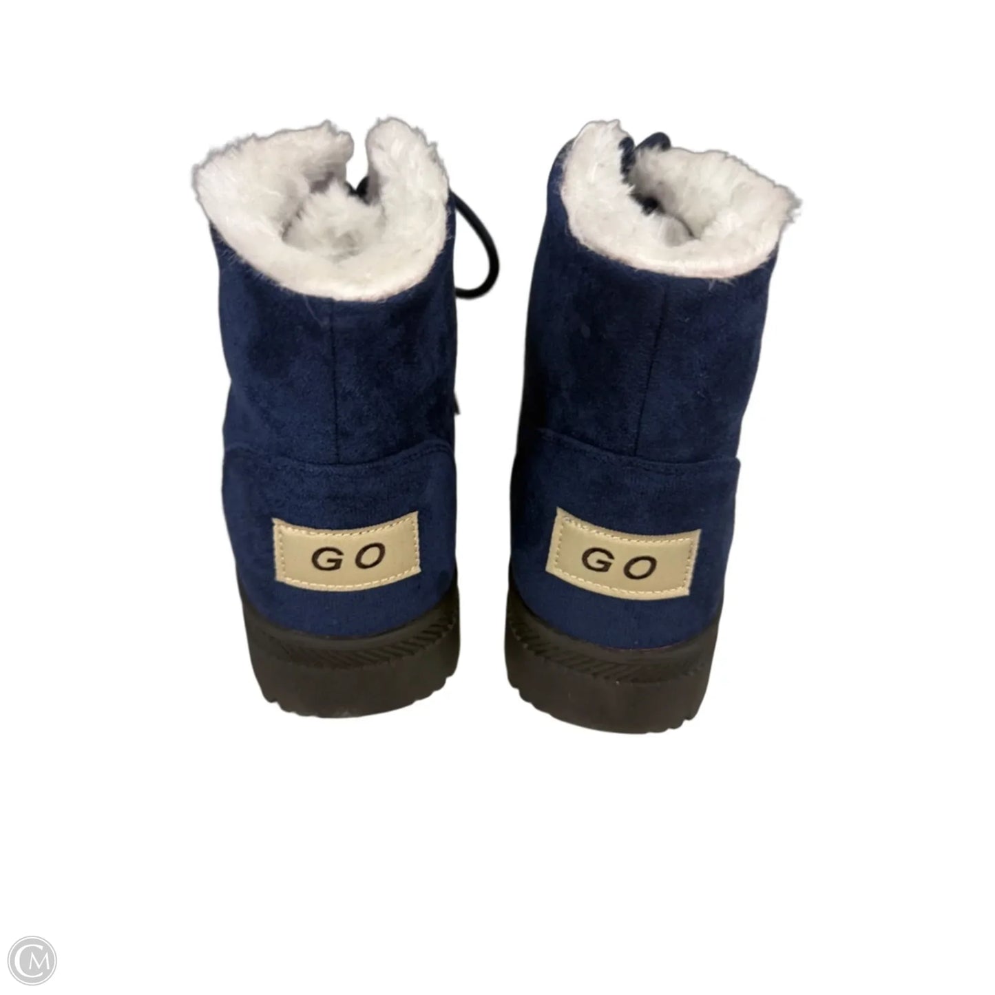 Boots Snow By Soda In Navy, Size: 5.5