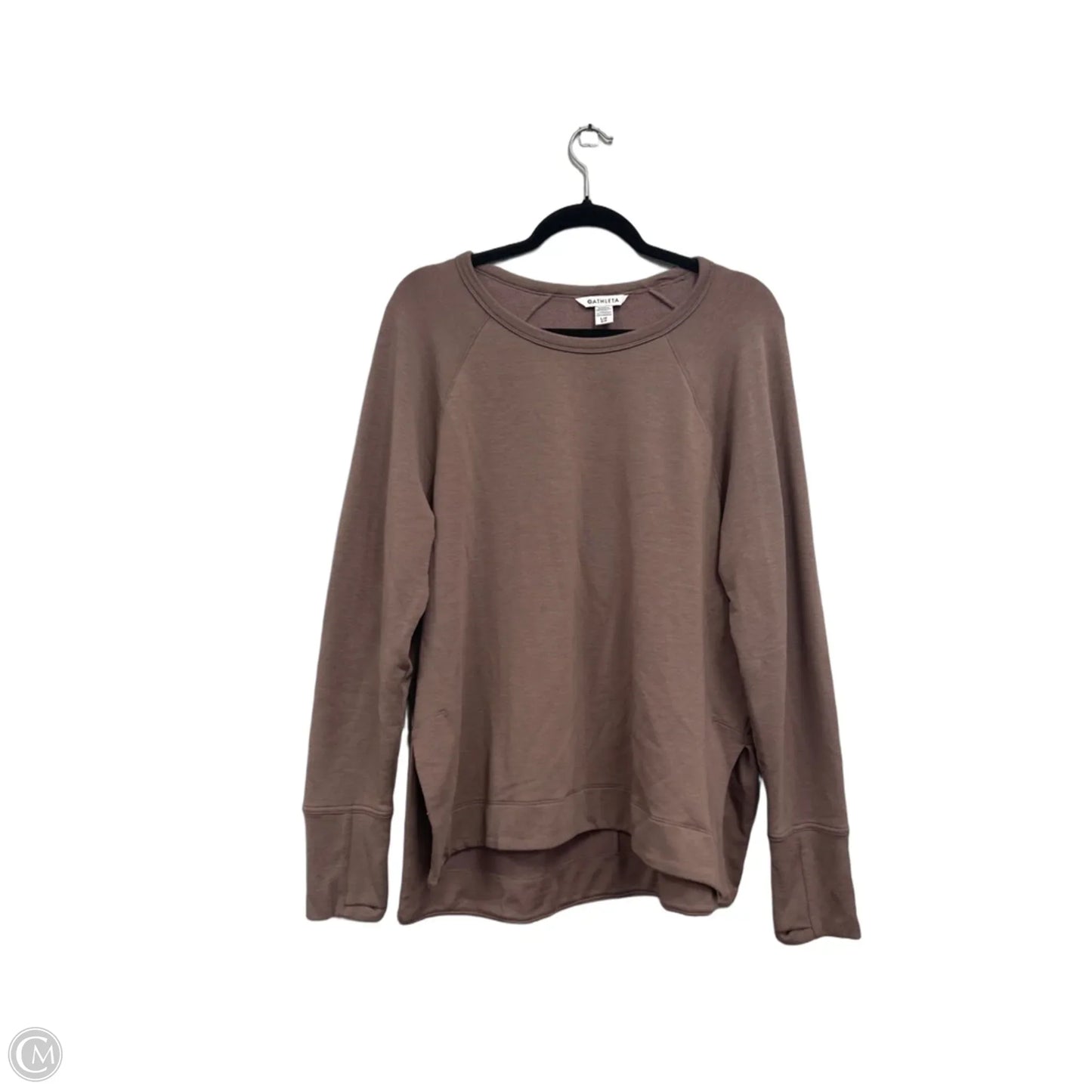 Athletic Sweatshirt Crewneck By Athleta In Mauve, Size: Lp