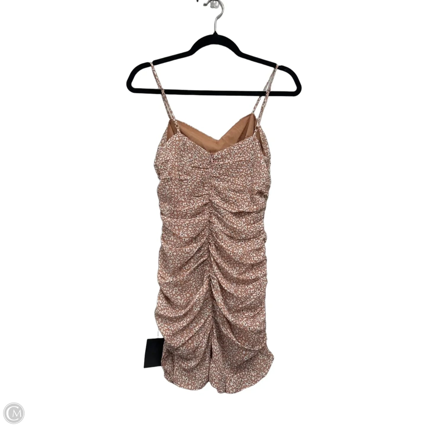 Dress Casual Short By Lulus In Tan & White, Size: S