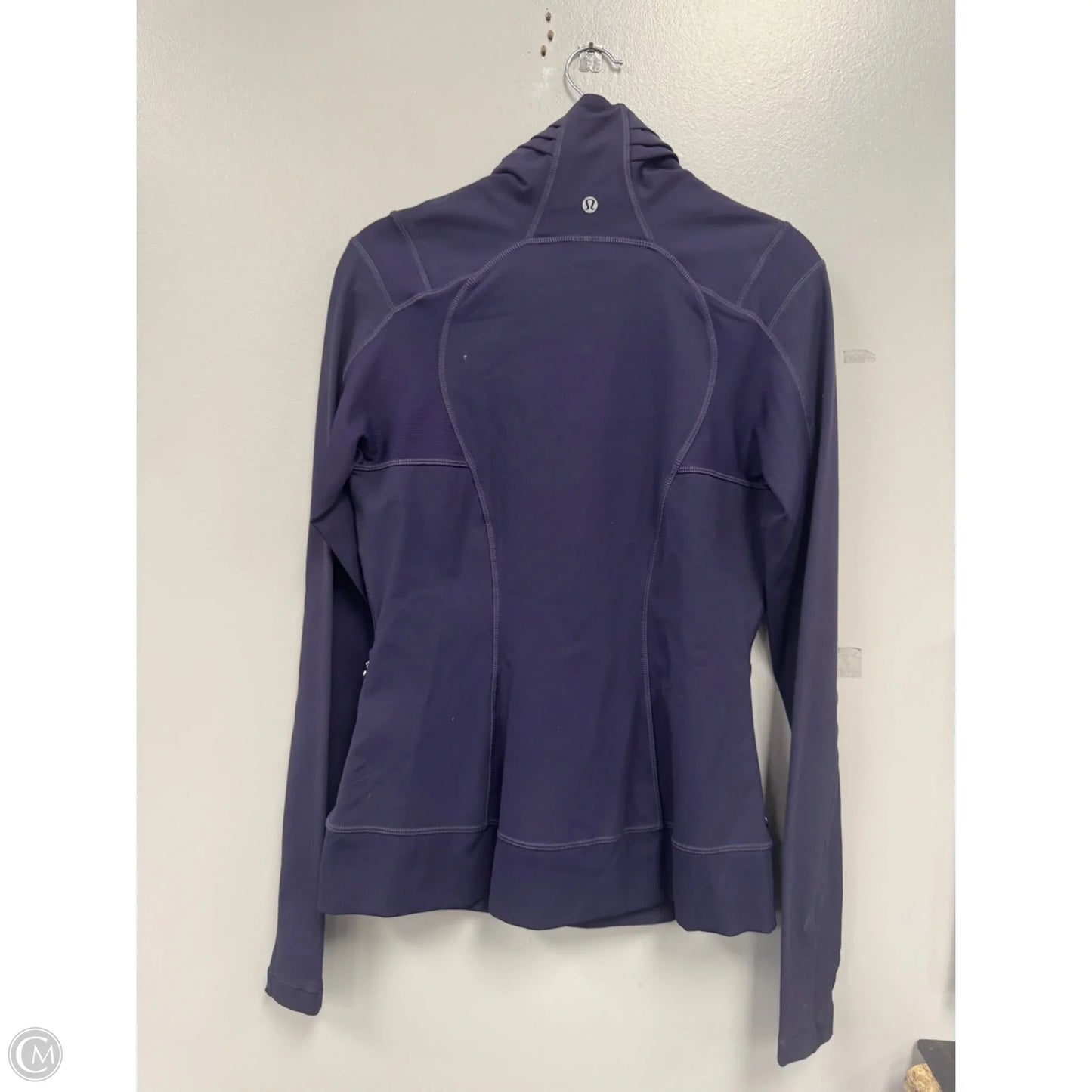 Athletic Jacket By Lululemon In Purple, Size: 10