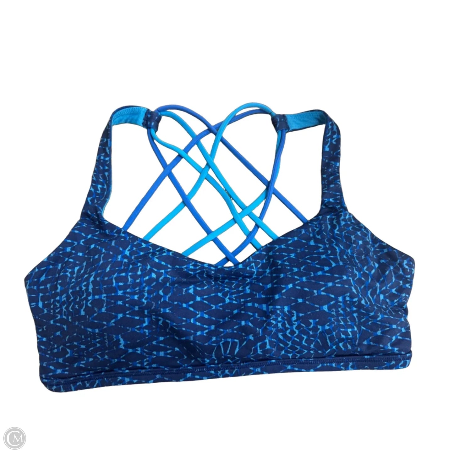 Athletic Bra By Lululemon In Blue, Size: 10