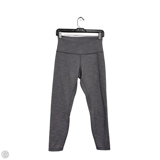 Athletic Leggings By Lululemon In Grey, Size: 8