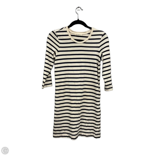 Dress Casual Short By Marine Layer In Blue & Cream, Size: Xs