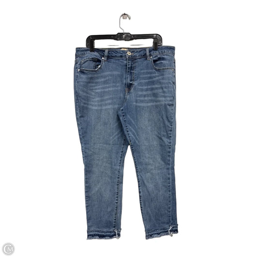 Jeans Skinny By Gibson And Latimer In Blue, Size: 16