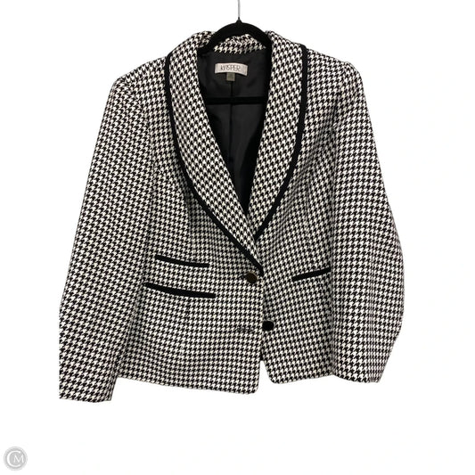 Blazer By Kasper In Black & White, Size: 18