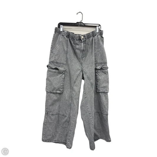 Jeans Wide Leg By Clothes Mentor In Grey, Size: Xl