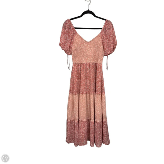 Dress Casual Midi By Sincerely Jules In Blue & Orange, Size: S